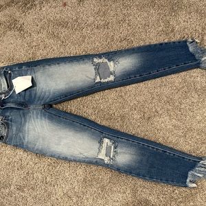 KanCan distressed high waist skinny jeans